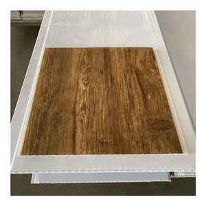 Paneles de techo de lámina laminada de alto brillo Panel de techo de PVC de color <span class=keywords><strong>madera</strong></span> para <span class=keywords><strong>pared</strong></span> y techo - Product Image 3