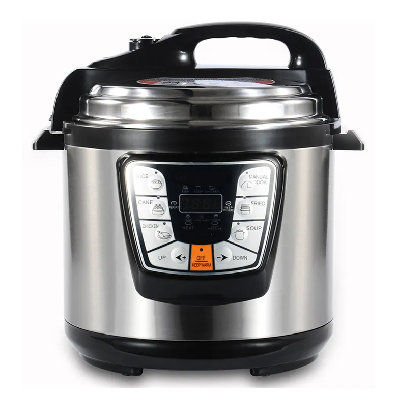 Multifunction high pressure Cookers 2 In 1 Air Fryer 6L Thailand Afghani polished pot stainless steel pressure cooker
