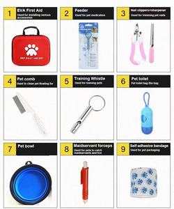 Trousse de premiers secours portable en EVA <span class=keywords><strong>pour</strong></span> animaux de compagnie (chats, chiens) avec outil de retrait des <span class=keywords><strong>tiques</strong></span>, fournitures médicales, logo personnalisé, <span class=keywords><strong>pour</strong></span> la survie en extérieur - Product Image 3