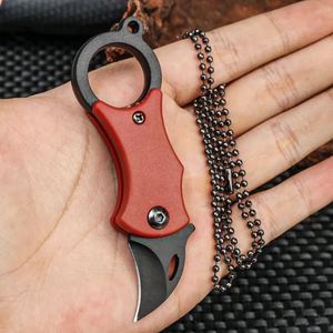 Micro Stainless Steel Traveling Pocket Tool Lightweight Polymer Handle Keyring Pendant for Carton Box Opener <b>Paper</b> Slicing - Product Image 3