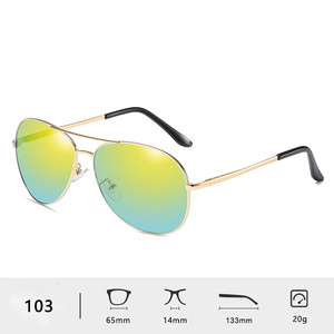 Custom Logo 2026 Fashion TAC Lenses Alloy Frame <b>Sun</b> Glasses Mirror Lens <b>Shades</b> UV400 Polarized Pilot Sunglasses for Men Women - Product Image 5