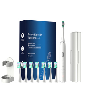 แปรงสีฟันไฟฟ้าโซนิคพร้อม 5 โหมด IPX7 กันน้ำ ชาร์จซ้ำได้ พร้อมกล่องสำหรับพกพา - Product Image 4