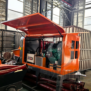 Langstrecken pumpen fähigkeit Beton anhänger pumpe Langlebige Kern komponenten Dieselbe ton pumpe - Product Image 3