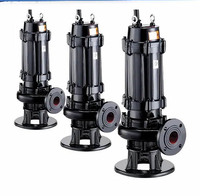 80WQ40-15-4 Pompe à eaux usées électrique submersible 10hp Pompe de drainage et de relevage des eaux usées Pompe à eaux usées WQ