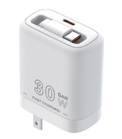Ultra Thin 30W Gan Charger Fast Charging Type-c Power Adapter for Phone15 16 17 Phone Charger Fast charger OEM ODM