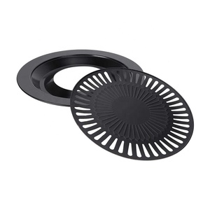 家用电炉不粘燃气烧烤盘无烟烧烤烤盘，带户外烧烤工具 - Product Image 2