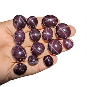 Pierre précieuse naturelle de qualité supérieure, grenat étoilé, qualité AAAAA, taillée à la machine par une technologie de pointe, 100 % cabochon certifié, personnalisable - Product Image 1