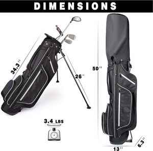 Bolsa de golf ligera con soporte, profesional, ideal para el campo de prácticas, par 3 y campos ejecutivos, de fábrica BSCI. - Product Image 6