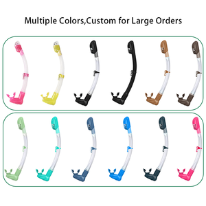 ท่อหายใจซิลิโคนพีวีซีแบบกันน้ำแบบพับได้สำหรับดำน้ำดำน้ำดำน้ำแบบสกูบ้าสำหรับใส่ดำน้ำดำน้ำ - Product Image 3