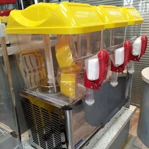 Máquina de fabricación de bebidas frías, dispensador de zumo de fruta, fabricante profesional, dos cuencos - Product Image 3