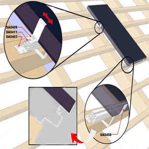 Sunrain Revêtement sélectif <span class=keywords><strong>noir</strong></span> Systèmes de <span class=keywords><strong>chauffage</strong></span> <span class=keywords><strong>solaire</strong></span> pour <span class=keywords><strong>piscine</strong></span> Capteurs solaires à plaque plate pour la maison - Product Image 6