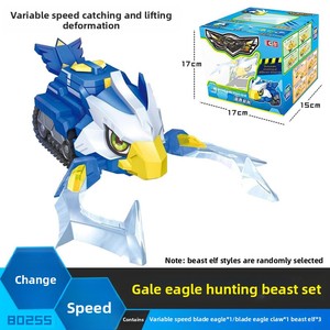 Ruihua Xing Juguete Modelo de <span class=keywords><strong>Robot</strong></span> de la Policía, Mecha Transformable, Set Tigre Relámpago/Viento/Águila, Captura de Velocidad Variable para - Product Image 4