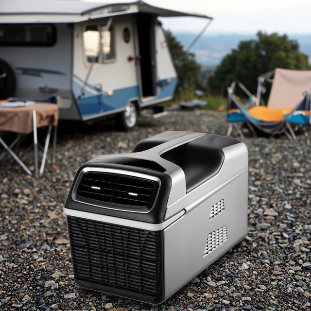 Colku 220V Electric Mini Portable AC Power Air Conditioner for Car RV Hotel & Outdoor Use for Camping & Mobile Cooling
