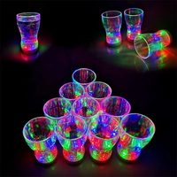 Verres à boisson lumineux LED, verres à bière en acrylique clignotants, verres à cola clignotants, articles de bar pour les fêtes
