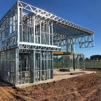 Edificios de Estructura de Acero para Construcción de Casas Contenedor con Componentes Prefabricados y Estructura Duradera