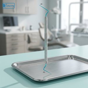 Explorador Dental de Mango Sólido con Doble Punta .40 .45, Instrumento Manual Clase I para Limpieza y Relleno - Product Image 2