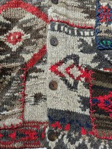 Cárdigan de Cuello Redondo Tejido a Mano, Lujosamente Suave, Ecológico, Informal, con Diseño Intrincado de Trenzas, Transpirable, Cómodo y Antiencogimiento - Product Image 4