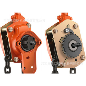 Hand Chain <b>Hoist</b> 1.5 Ton Lever Operation Mining Use Orange Steel Chain <b>Hoist</b> - Product Image 3