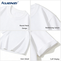 Camiseta de Manga Corta para Hombre Kuenzi, de Secado Rápido, Absorbe la Humedad, Tela Técnica Anti-Sudor, 100% Fibra de Poliéster