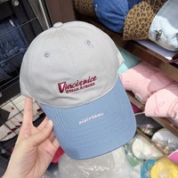 Gorra de Béisbol Vintage con Bloques de Color para Mujer, Estilo Streetwear, Gorra Trucker con Contraste de Color, Nueva Llegada 2026