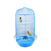 GA-2464 Cage à oiseaux circulaire Diamètre 33 hauteur 72 grande cage à oiseaux oiseau fantaisie dans la ferme et le jardin