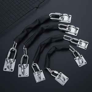 Cadena antivuelco de acero inoxidable 304, cadena de protección de seguridad para puertas de vidrio, diseño Industrial, duradera - Product Image 2