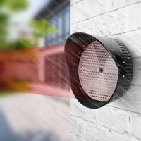 Sensor Infrarrojo de Haz Único para Puerta de Garaje Automática Inalámbrica, Fotocélula de Espejo, Venta Directa de Fábrica