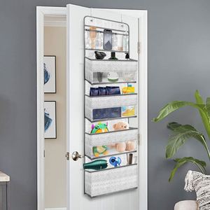 Organizador de Almacenamiento Colgante para Puerta con 4 Bolsillos Transparentes Grandes, Montaje en Pared para Habitación Infantil o Guardería, en Oferta - Product Image 1