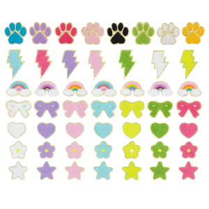 Hot Selling Self-adhesive Lightning, Bow <strong>Paw</strong> Prints Embroidered <strong>Patches</strong> Wholesale,stick on <strong>Patches</strong> <strong>Patch</strong> for Clothes - Product Image 3