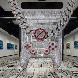 จี้เพชรโมอิสซาไนต์ทรงกลมเจียระไนแบบบริลเลียนท์ เงินแท้ S925 ชุบโรเดียม สไตล์ฮิปฮอป สำหรับทุกเพศ เหมาะเป็นของขวัญสำหรับงานปาร์ตี้ - Product Image 2