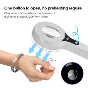 Analizador de Piel de Madera para Uso Doméstico, Detector de Pruebas de Piel Facial con Luz UV Recargable y Portátil - Product Image 6