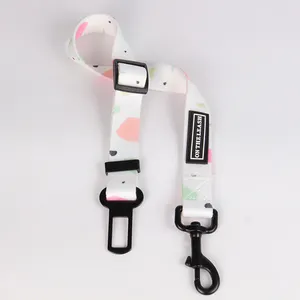 Top Selling Dog Products Custom Free Design Dog Accessories Polyester Pet Dog Car Seat Belt