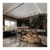 Ensemble complet d'armoires de cuisine en mélamine de style moderne Runwood