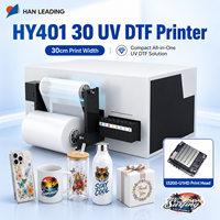 Impresora de Etiquetas de Cristal HEASY HY-401 de 300 mm, Resistente a la Intemperie, Impermeable, con Protección UV DTF, Nueva, 1 Año de Garantía, para Letreros Exteriores, Placas de Identificación, Cajas de Herramientas, Logotipos
