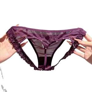 Ensemble soutien-gorge et culotte sexy taille haute pour femmes & culottes string pour un séchage rapide et sans couture avec broderie 3D - Product Image 5