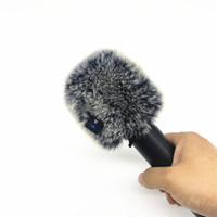 Filtre anti-pop Blue Mantis universel, bonnette de microphone en fourrure synthétique, pare-vent en fourrure, protection anti-vent pour microphone portable