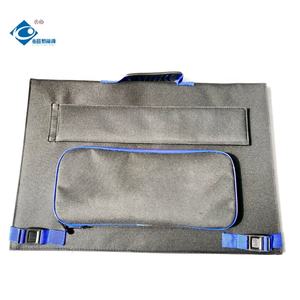 แผงโซลาร์เซลล์แบบพับได้ 100 วัตต์ ETFE แผงโซลาร์เซลล์แบบยืดหยุ่นทันสมัย 18 โวลต์ เครื่องชาร์จพลังงานแสงอาทิตย์แบบพกพาสำหรับใช้งานกลางแจ้ง ZW-2-100W18V - Product Image 4