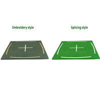 JTN Tapis de golf de practise de haute qualité/Tapis de pratique de golf/Tapis de frappe de golf Tapis de practise 3D Simulateur de golf