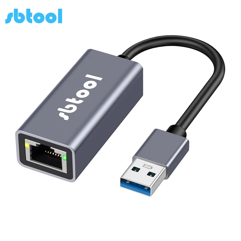 2.5G USB 3.0 to RJ45 Ethernet 1000M Gigabit Network Adapter for Desktop Laptop