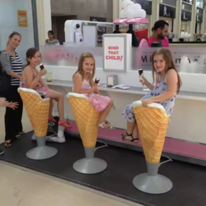 เก้าอี้ไอศกรีมไฟเบอร์กลาสและโต๊ะกาแฟรูปประติมากรรมสำหรับตกแต่งภายใน ราคาโรงงาน - Product Image 4