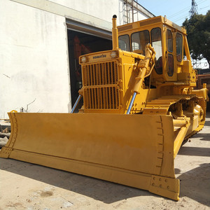 รถดันดินตีนตะขาบ Komatsu D185 มือสองจากญี่ปุ่น เครื่องยนต์ SAA6D140E รถดันดินขนาดใหญ่ 46 ตัน สำหรับงานก่อสร้างปรับระดับพื้นดิน - Product Image 1