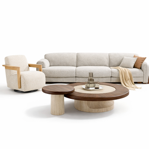 Italian Design Modern Sectional Orange Fabric Luxury <b>Sofa</b> Set for Living Room Hotel Apartment Use Eco-Friendly OE HOME - Product Image 6