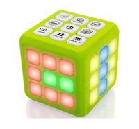 Puzzle Clignotant Cube Jeux électroniques portables Tige Jouet Jeux de mémoire amusants et jeux de cerveau pour adultes et enfants