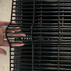 Cercado de malla de alambre de alta seguridad de 4x4mm recubierto de polvo 358 malla antiescalada vista clara cercado puertas de enrejado - Product Image 4