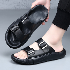 Sandalias de Cuero de Primera Calidad para Hombre 2026: Sandalias de Verano para Exteriores, con Suela Gruesa, Estilo Playa, Modernas y de Alta Gama - Product Image 2