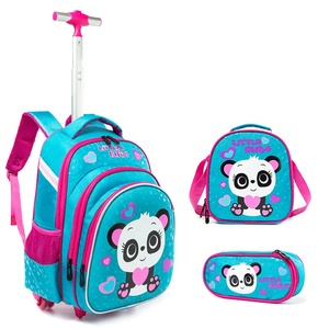 <span class=keywords><strong>Mochila</strong></span> de dos <span class=keywords><strong>ruedas</strong></span> para escuela primaria, juego de <span class=keywords><strong>tres</strong></span> piezas, extraíble, <span class=keywords><strong>con</strong></span> bolsa de almuerzo, novedad de 2022 - Product Image 4