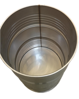 Seau à tambour en acier inoxydable de 55 gallons pour le stockage du miel