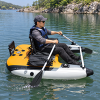 Planche de SUP de pêche en gros, capacité de charge de 200 kg, avec siège, 2 porte-cannes et 2 sacs de rangement