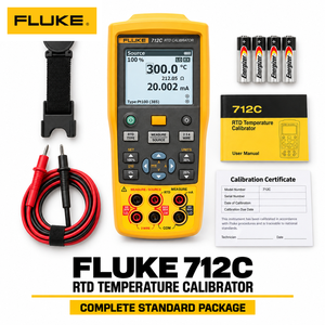 Calibrador de Temperatura RTD 712C, Fuente de Calibración 4-20mA, 13 Tipos de RTD, 2, 3 y 4 Hilos, Alimentación de Bucle de 24V - Product Image 1