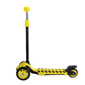 Yellow Three Wheel <b>Scooter</b> For <b>Toddlers</b> With Lights Height Adjustable 12 Months Plus - Product Image 5
